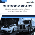 GPS Tracker for Vehicles - Up to 6-Month Battery - Real Time GPS Car Tracker - Hidden Magnetic Tracking Device for Cars, Fleets, Trailers - Global Tracking w/Lifetime Support - Subscription Required