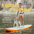 Retrospec Weekender Inflatable Stand Up Paddle Board Includes Paddle, Pump, and Accessories 10’6” Lightweight iSUP, Puncture Resistant Inflatable Paddle Board for Adults