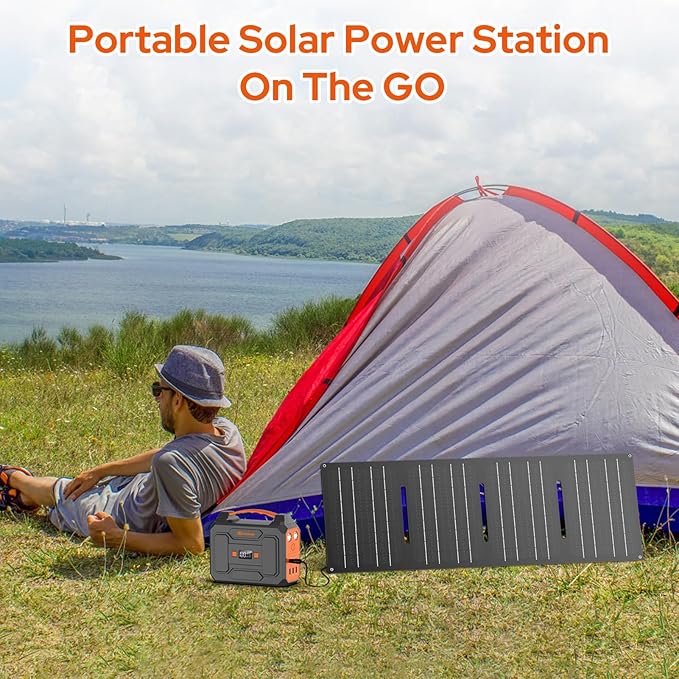ZeroKor Portable Power Station, 100W 110V Power Pack with AC Outlet, Portable Solar Generator 146Wh External Battery with DC USB C QC3.0 for Smart Devices Camping Home RV VanLife(without Solar Panel)