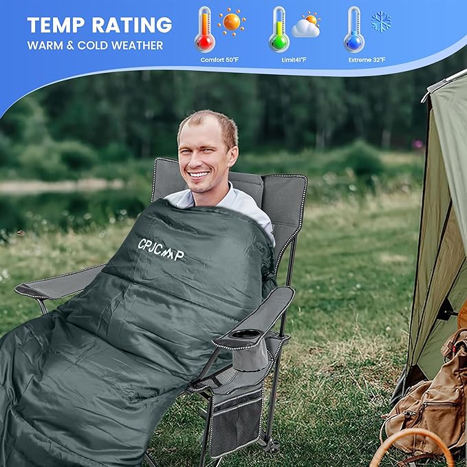 0 Degree Sleeping Bag for Cold Weather,100% Cotton Flannel XXL for Adults Big and Tall Cold Weather Winter Zero Degree Camping,Free Compression Sack