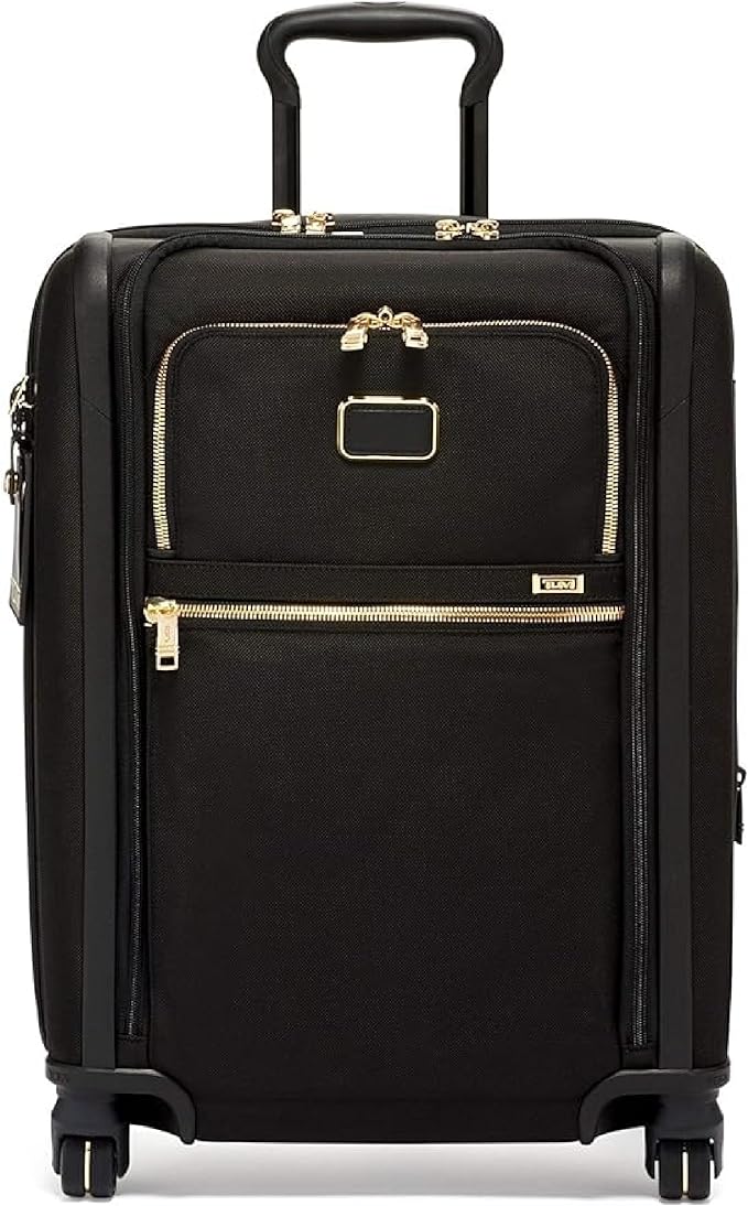 TUMI Alpha Continental Dual Access 4-Wheeled Carry-on Luggage - Rolling, Lightweight Suitcase - Secure Suitcase with Lock