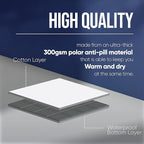 EverSnug Large Waterproof Outdoor Blanket - Extra Thick Premium Quilted Fleece, Waterproof & Windproof, Great for Camping, Picnics, Beaches, Stadiums, Dogs