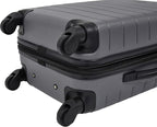Wrangler Smart Spinner Hardside Luggage, 3 Piece Set, Quiet Shade