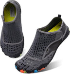 L-RUN Barefoot Water Shoes Women Mens Aqua Sock Athletic Hiking Water Sports Shoes for Swim Beach Pool Sand Diving Walking