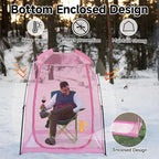 All Weather Proof Pod Sports Pod,540°View Weather Tent,1-4 Person Instant Tent with Sealed Floor,Outdoor Screen House with Carrying Bag,Screen Room for Sport Event,Camping,Fishing