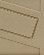 UPWOIGH Water Container, 2.6 Gallon Water Containers Jug, (13x12x5.3in) Truly No Leakage Water Storage, Small Warm Sand Color Water Tank,BPA Free Portable Emergency Water Storage for Camping, Hiking