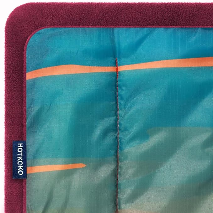 Waterproof Stadium Blanket, Fleece Camping Blanket Soft Warm Wearable Camp Blanket for Outdoor Camping, Picnic, Stadium, Sports, Beach, Car