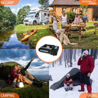 1-Burner Butane Stove included a Windblocker,10000 BTU Gas Stove Portable with Case, Automatic ignition Camping Stove,Portable Gas Stove,Precise Flame Control,Gas Burner for Cooking Outdoor