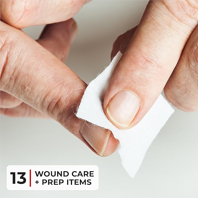 Thrive Mini Travel Emergency Kit - 66 Piece Set, Waterproof Rip-Stop Nylon Pouch for Theme Park Essentials & Travel Safety Products