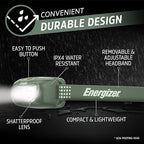 Energizer Universal Plus LED Headlamp, Lightweight Bright Headlamp for Outdoors, Camping and Emergency Light for Adults and Kids, Includes Batteries, Pack of 2