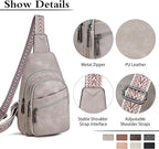 Sling Bag Crossbody Bags for Women Small Cross Body Bag Fanny Packs Chest Sling Purse for Daily Travel Leisure Sport