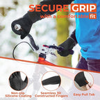 HANDLANDY Winter Running Gloves for Women & Men, Windproof Water-Resistant Thermal Touchscreen Liner Gloves for Cycling, Hiking, Driving, Freezer Work