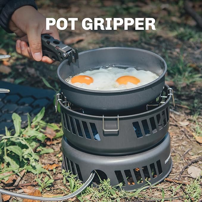 Fire Maple Versatile Outdoor Cooking Set Gas Stove Aluminum, Compact & Durable Camping Cookware Kit