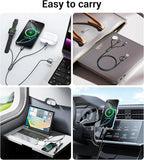 Temdan for Travel Vacation Essentials,3 in 2 USB C Cable for Apple Watch Charger/iPhone 17 Charger/Lightning,Multi Charging Cable Cord,Camping Essentials,Designed for iWatch &iPhone 16-12-5FT Black