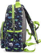 mibasies Toddler Backpack for Boys 2-4: Cute Kids Backpacks Boys - Preschool Kindergarten Backpack - Galaxy Dinosaur
