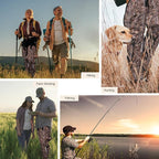 Snake Gaiter, Durable Snake Guard Gaiters for Hunting, Waterproof Snake Legging Chap for Men and Women,Snake Bite Protection Gaiter for Whole Leg with Adjustable Size