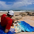 Camping Blanket,Lightweight Puffy Printed Camping Blanket Packable Outdoor Blanket for Camping,Traveling, Stadium, Hiking, Picnics