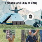 ZeroKor Portable Power Bank with AC Outlet, 110V Portable Laptop Battery Bank with Solar Charger Backup Power Source for Outdoor Smart Devices Tent Camping Backpacking Emergency