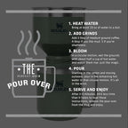 Stanley Perfect Brew Pour Over Set | 12 oz Camp Mug with Lid Included | Drip Coffee Maker with Reusable Filter | Insulated Stainless Steel | BPA-Free | Hammertone Green