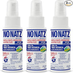 No Natz Botanical Bug Repellent, Effective for Gnat, Mosquito, and Biting Flies, Hand-Crafted and DEET-Free, Non-Greasy Formula, Made in The USA, 2 Ounce Spray Bottle, 3-Pack