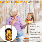 Solar Lanterns for Outside,Sunflower and Dragonfly Garden Decor Lights,Waterproof Solar Powered Hanging Lantern for Patio,Yard,Porch, Birthday Gifts for Women,Mom,Grandma,Housewarming