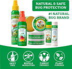 Badger Bug Spray Travel Size, Family Friendly All Natural Mosquito Repellent w/Organic Essential Oils, Smells Great, 3 Hours Effective, Deet-Free, Vegan, Travel Insect Repellent, 2.7 fl oz