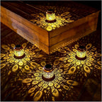 Sunflower Solar Lanterns Outdoor Waterproof Hanging Solar Lights Sunflower Gifts for Women/Men/Sunflower Lovers Gifts Metal Decorative LED Sunflower Lanterns for Garden Decor,Patio,Lawn,Pathway,Yard