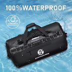Waterproof Duffle Bag, Large Marine Dry Bags, Heavy Duty Adventure Travel Bag for Men and Women, Waterproof Duffel Backpack for Kayaking Boating Hiking Camping Vacation, 65L 110L 160L