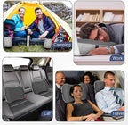 2 Pack Inflatable Travel Camping Pillow with Removable Cover Backpacking Blow up Neck Air Pillow Compressible for Lumbar Support Travel Hiking(Dark Grey)