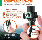 Trekology Trek-Z Collapsible Hiking & Trekking Poles - Balance Support for Seniors, Women, and Men, 2pc Per Set