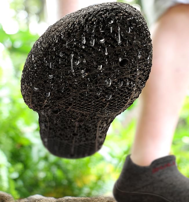 BULLIANT Men Slipper Socks,Grip Socks Hiking Water Shoes Barefoot Shoes for Outdoor Walking Exercises