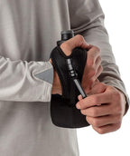 Nathan Running Handheld Water Bottle Adjustable No-Grip Quick Squeeze Lite Hand Strap. 12 oz Insulated Water Bottle. Reflective Hydration