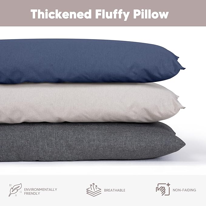 SUNCREAT Detachable Extra Large Outdoor Hammock Pillow with Ties, Coffee