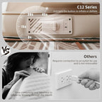 Naturehike 4.72’’ Thick Self-Inflating Sleeping Pad with Lighter Foam and Electric Pump, 45s Fast Inflatable Twin Mattress for Camping, Outdoors, Car, Home, ISPO Award Winning Processes