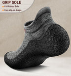 BULLIANT Men Slipper Socks,Grip Socks Hiking Water Shoes Barefoot Shoes for Outdoor Walking Exercises