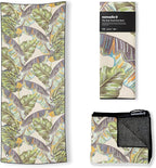 Nomadix Original Towel - Perfect for Beach, Pool, Travel, Camping, Yoga - Made with Recycled Materials - Super Absorbent - Sand Resistant - Banana Leaf Green - 72.5x30