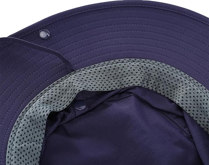 Connectyle Men's Sun Hat UPF 50+ Wide Brim Bucket Hats for Fishing Hiking Gardening Adjustable Boonie Hat Outdoor Safari Hats