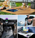 Temdan for Travel Vacation Essentials,3 in 2 USB C Cable for Apple Watch Charger/iPhone 17 Charger/Lightning,Multi Charging Cable Cord,Camping Essentials,Portable Designed for iWatch &iPhone 16-12-6FT