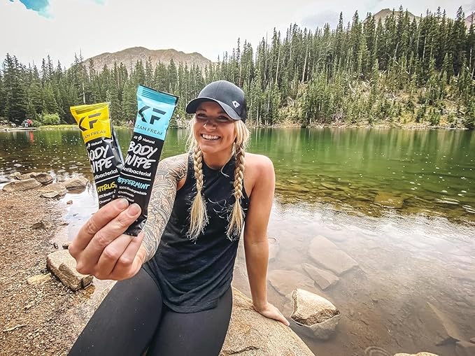 Body 6-Count Wipes - Original Disposable Wipes, Individually Wrapped for the Gym, Workout, Hiking, Travel, and Sport (Mixed Trial 6 Pack)