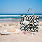 Bluboon Waterproof Beach Tote Pool Bags for Women Ladies Extra Large Carry On Bag With Wet Compartment for Weekender Travel