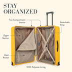 Bric's 30" Expandable Spinner Suitcase - Travel Luggage with TSA-Approved Lock and Hard Shell Exterior - B|Y Ulisse - Mango
