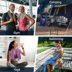 APEXUP Microfiber Travel Towel, Ultra Absorbent Quick Dry Towels, Lightweight Gym Sports Camping Towel for Workout, Yoga, Beach, Shower, Swimming (60"×30", Blue)