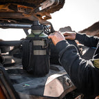 Iron Infidel Battle Bottle - Half Gallon Insulated Water Bottle with Paracord Handle, Large 64 oz Stainless Steel Water Jug with Rugged, Removable Sleeve for Keys, Wallet & Phone (Widowmaker 2L)