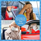 VIORY Motion Sickness Patches for Car and Boat Rides, Ships, Cruise and Airplane & Other Forms of Transport - Travel Essentials, for Adults and Kids (60 Count)