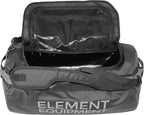 Element Equipment Trailhead Duffel Bag Shoulder Straps Waterproof Black/Grey Medium