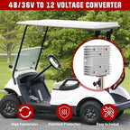 Nilight 48V 36V to 12V Voltage Converter 120W 10A Regulator Step Down to 12VDC Waterproof DC Convert Reducer Power Supply Transformer Module for Golf Cart Scooters