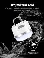 600LM Camping Lights, 5 Light Modes Camping Lantern Rechargeable with 3600 mAh Power Bank,Camping Essentials for Tent Emergency, Outdoor Hiking, Power Outages (White)
