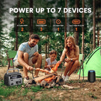 Portable Power Station 481Wh - Solar Generator with 500W AC Output for Home Use Camping RVs Travel Emergencies