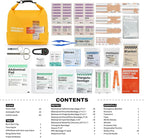 RHINO RESCUE Waterproof Boat First Aid Kit, Lightweight Boat Accessories Dry Bag, Emergency Marine Survival Supplies for Outdoor Kayak, Fishing, Floating, Swimming, Beach & Camping (Yellow)