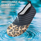 Deevike Water Shoes for Women Men Barefoot Quick-Dry Aqua Socks Slip-on for Beach Swim Surf Yoga Exercise